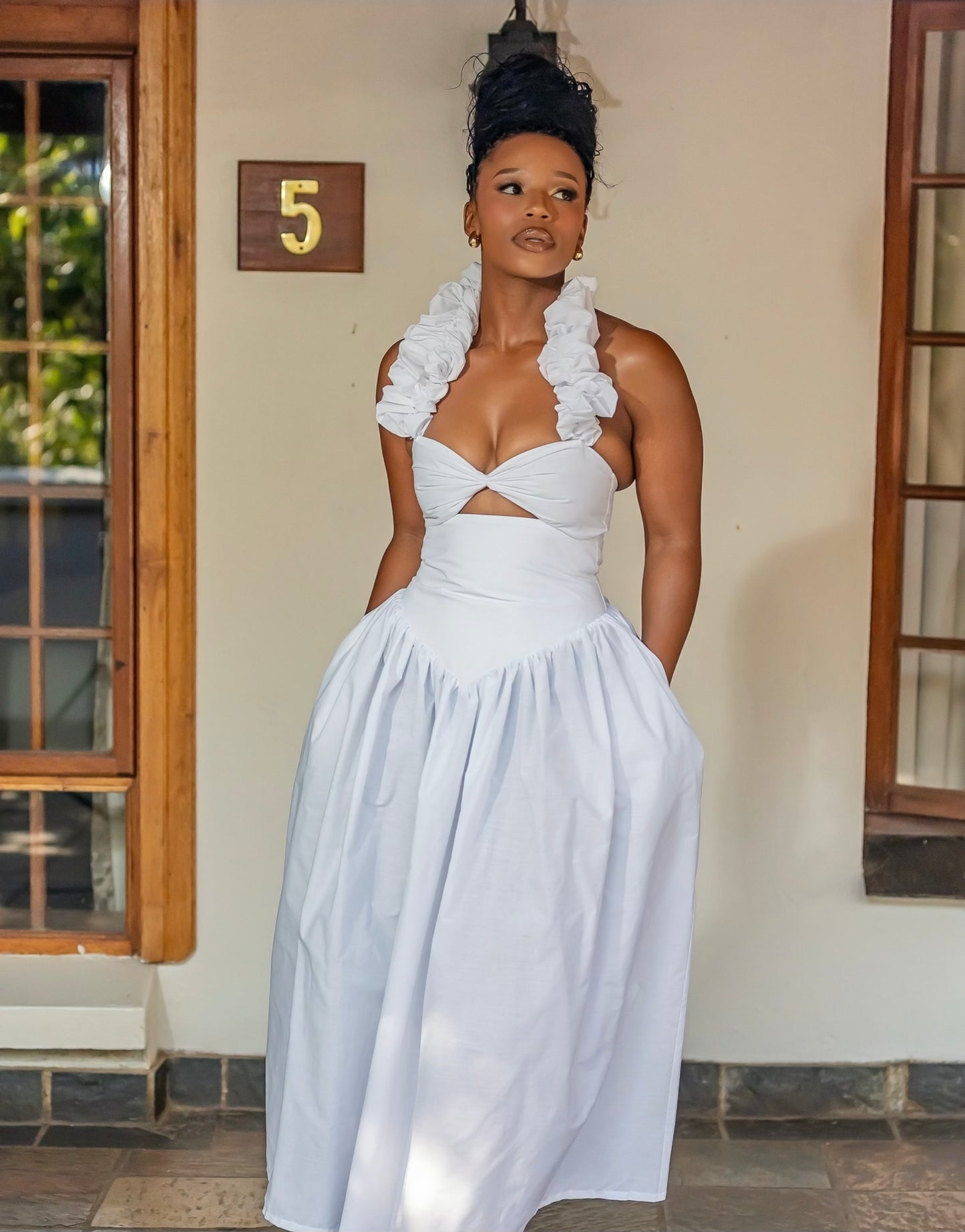 Ava Dress (White)