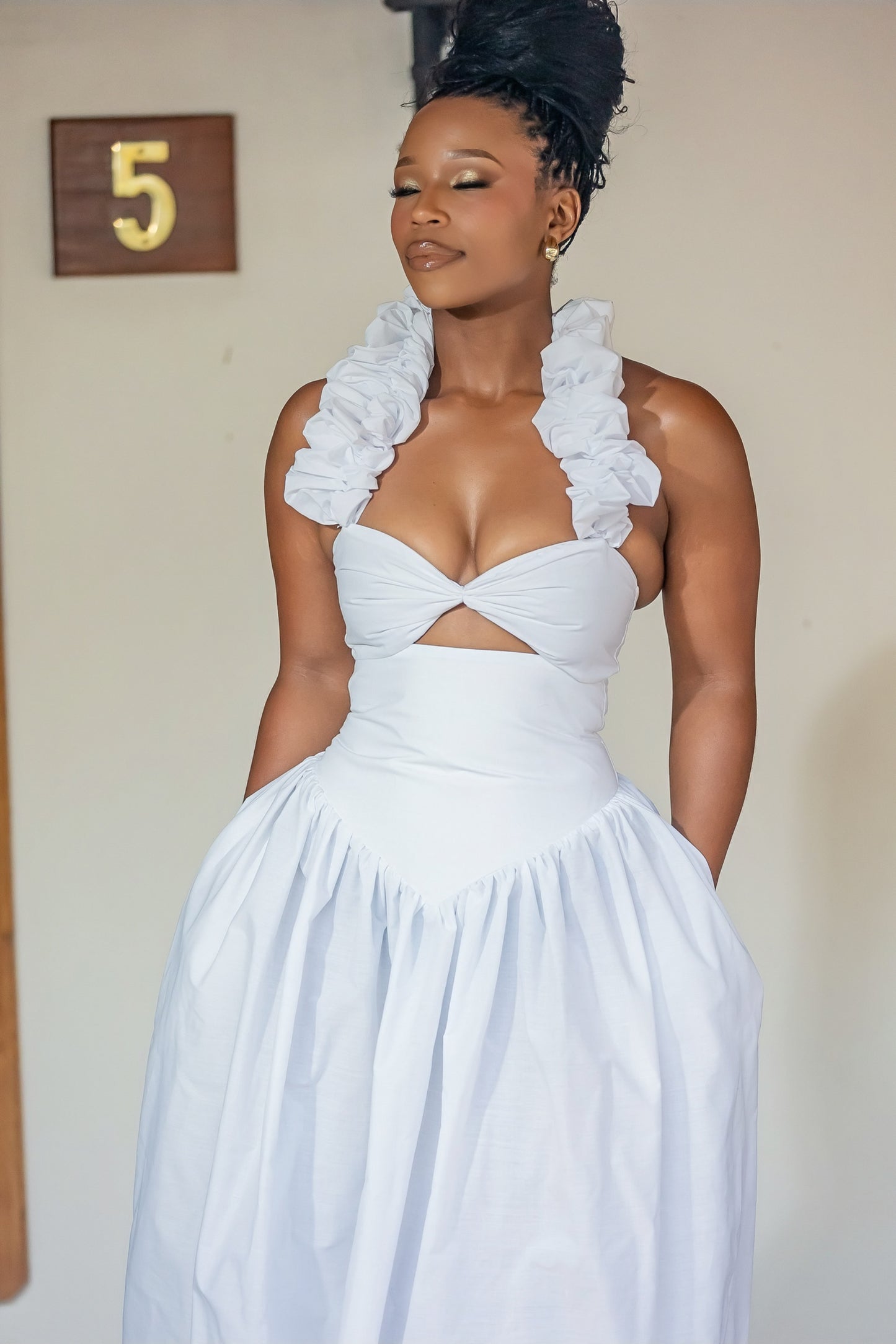 Ava Dress (White)