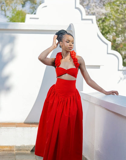 Ava Dress (Red)
