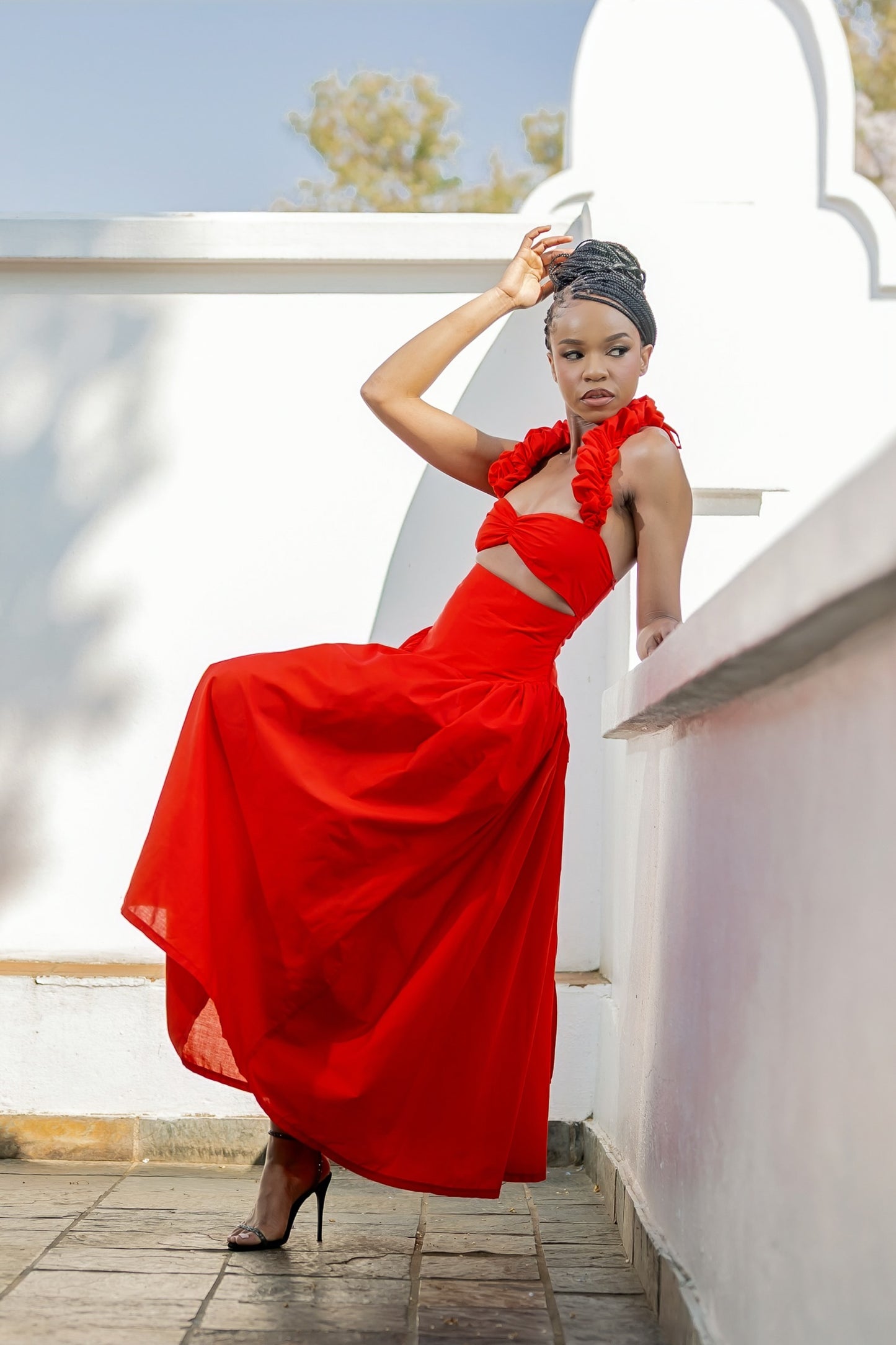 Ava Dress (Red)