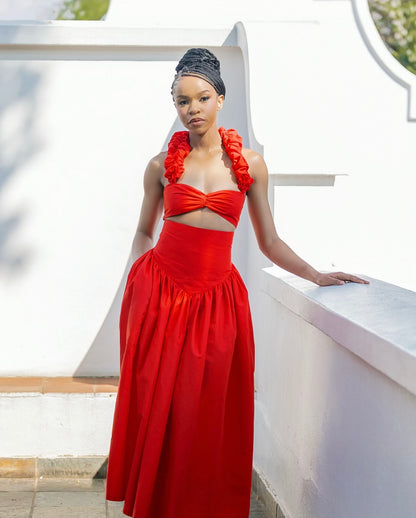 Ava Dress (Red)