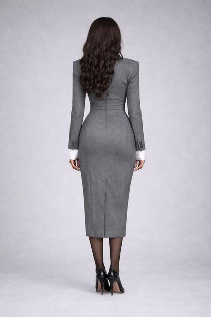 Alana Dress (Grey)