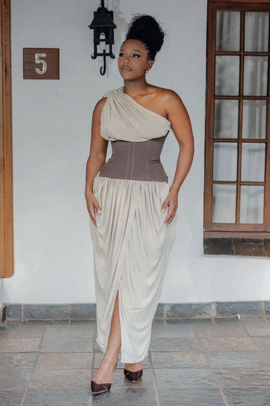 Aria One Arm Corset Dress