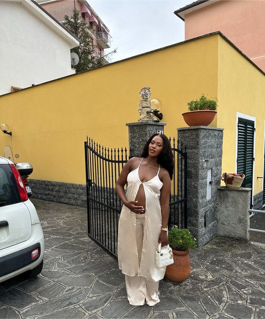 Gugu Satin Two Piece