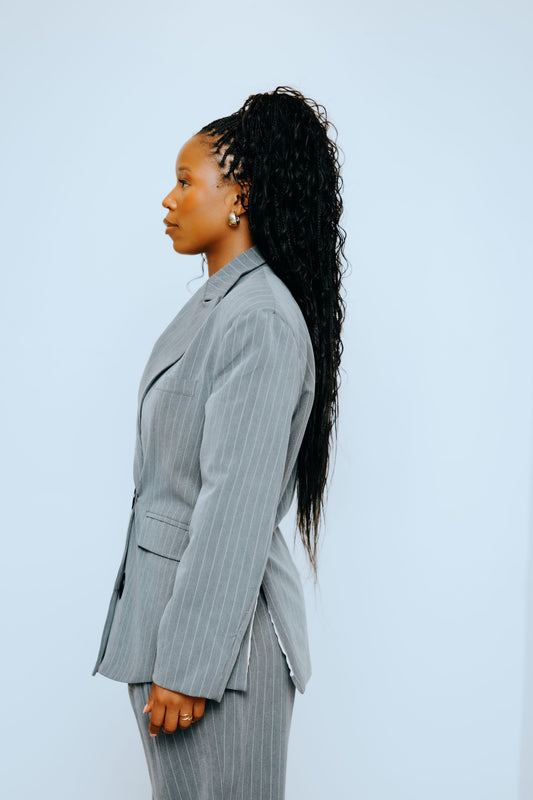 Ivy Pinstripe Blazer